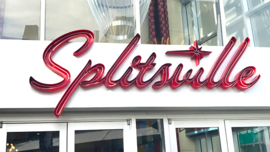 Bowling at Splitsville is one of the fun things to do in Disney Springs with kids.