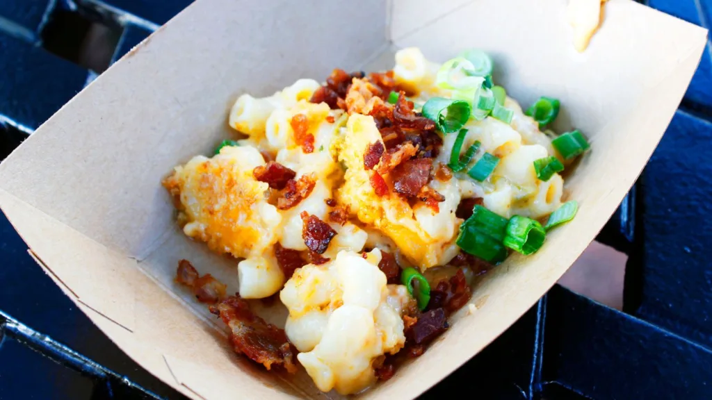 Loaded mac n cheese from Epcot Food and Wine Festival.