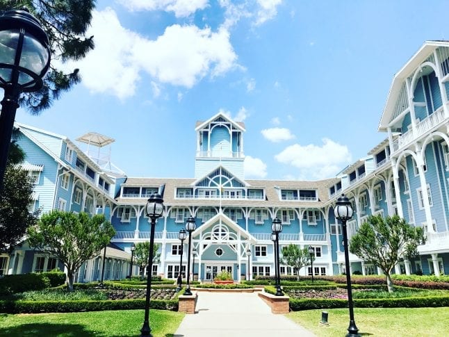 Outdoor view of Disney's Beach Club Hotel