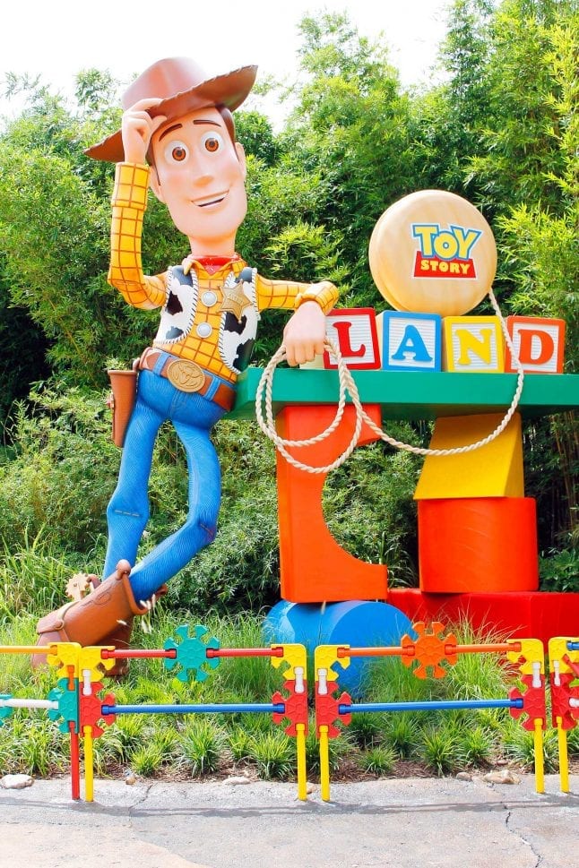 Entrance to Toy Story Land in Walt Disney World.