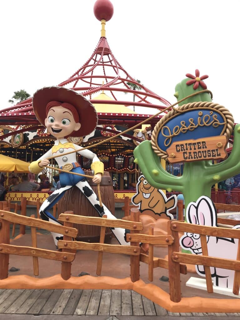 Jessie's Critter Carousel at Disney California Adventure