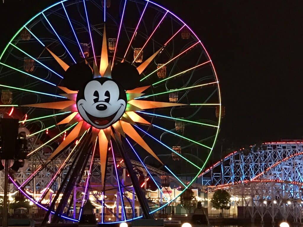 Mickey's Fun Wheel at Disney California Adventure