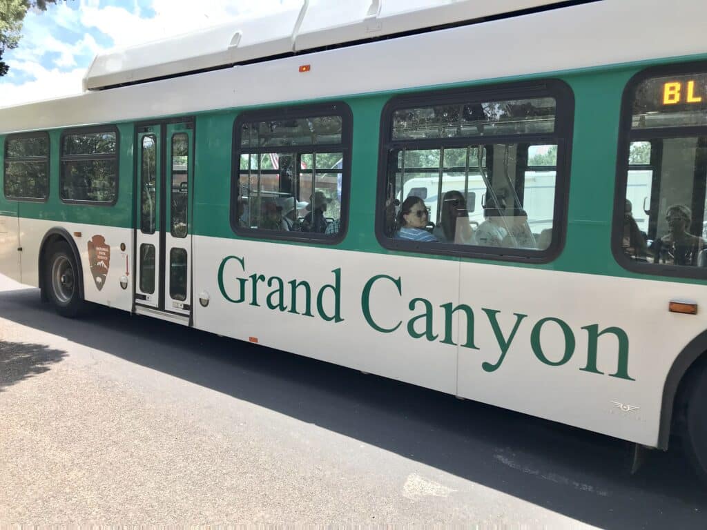 Transportation is available at the Grand Canyon National Park. 