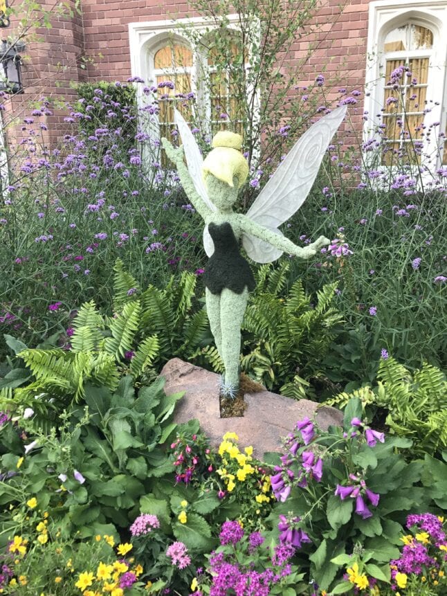 Tinker Bell topiary at UK Pavilion