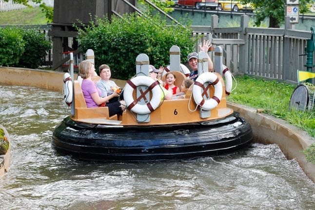 Kids will love riding Smoky Mountain River Rampage in Dollywood