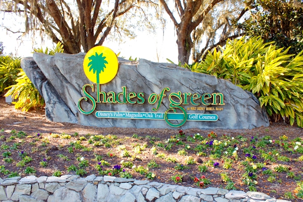 Shades of Green main entrance sign