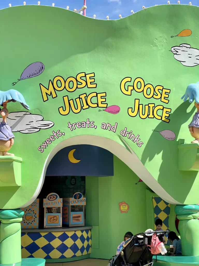 Footlong corndogs are available at Moose Juice Goose Juice