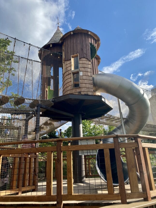 Kids will enjoy all the play structures at Anakeesta.