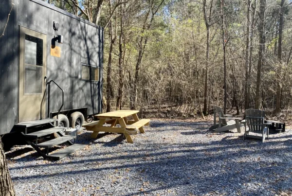 Exterior view of Postcard Cabin